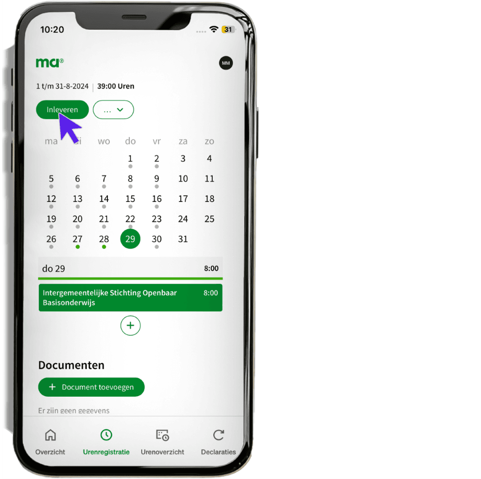 maandagnl handleiding uren professionals uren 20